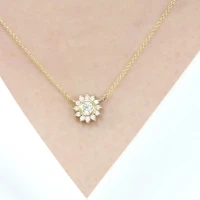 /public/photos/live/Round Cut Mini Halo Sunflower Moissanite Pendant 977 (5).webp